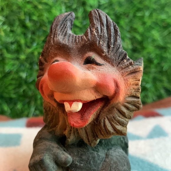 Henning Troll Handcarved in Norway by Henning 1960-70’s famous Norway trolls - Picture 6 of 9